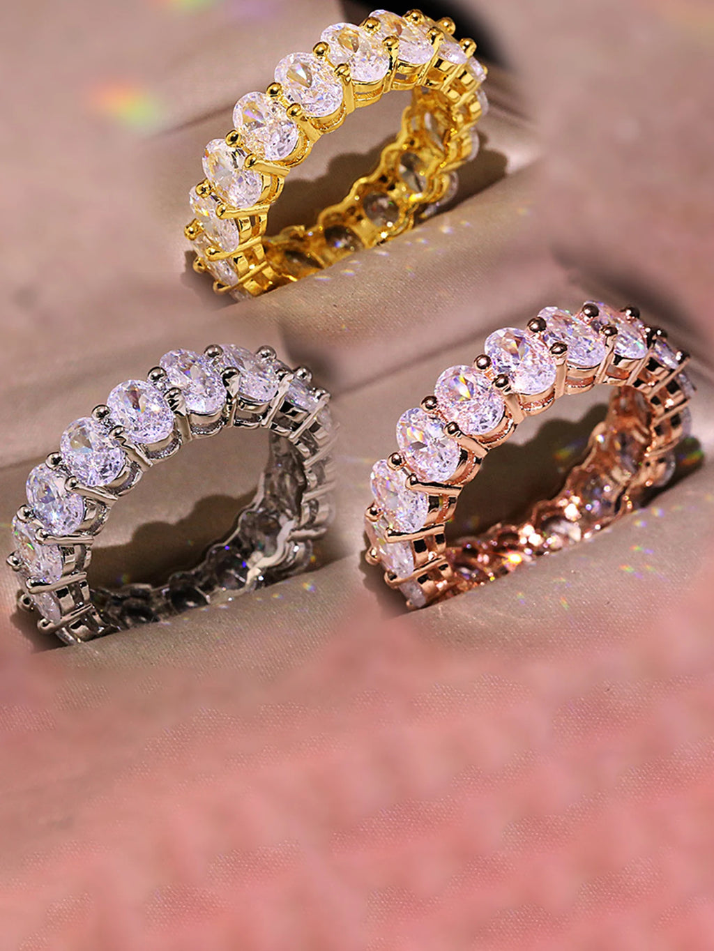 925 Sterling Silver Original Zircon Oval Fashion Ring for Women Gift Engagement Wedding Luxury High Quality Fine Jewelry