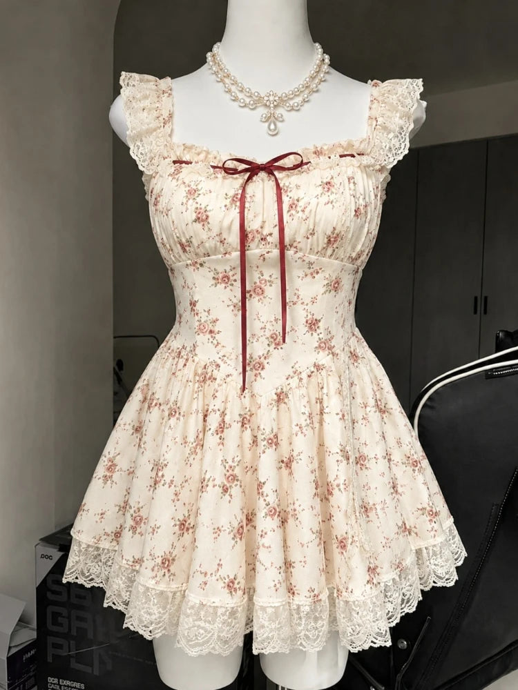 Beach Style Y2k 2 Piece Sets Women Casual Y2k Crop Top + Mini Skirts Corset Vest Korean Fashion Sexy Vintage Suits Chic Outwear