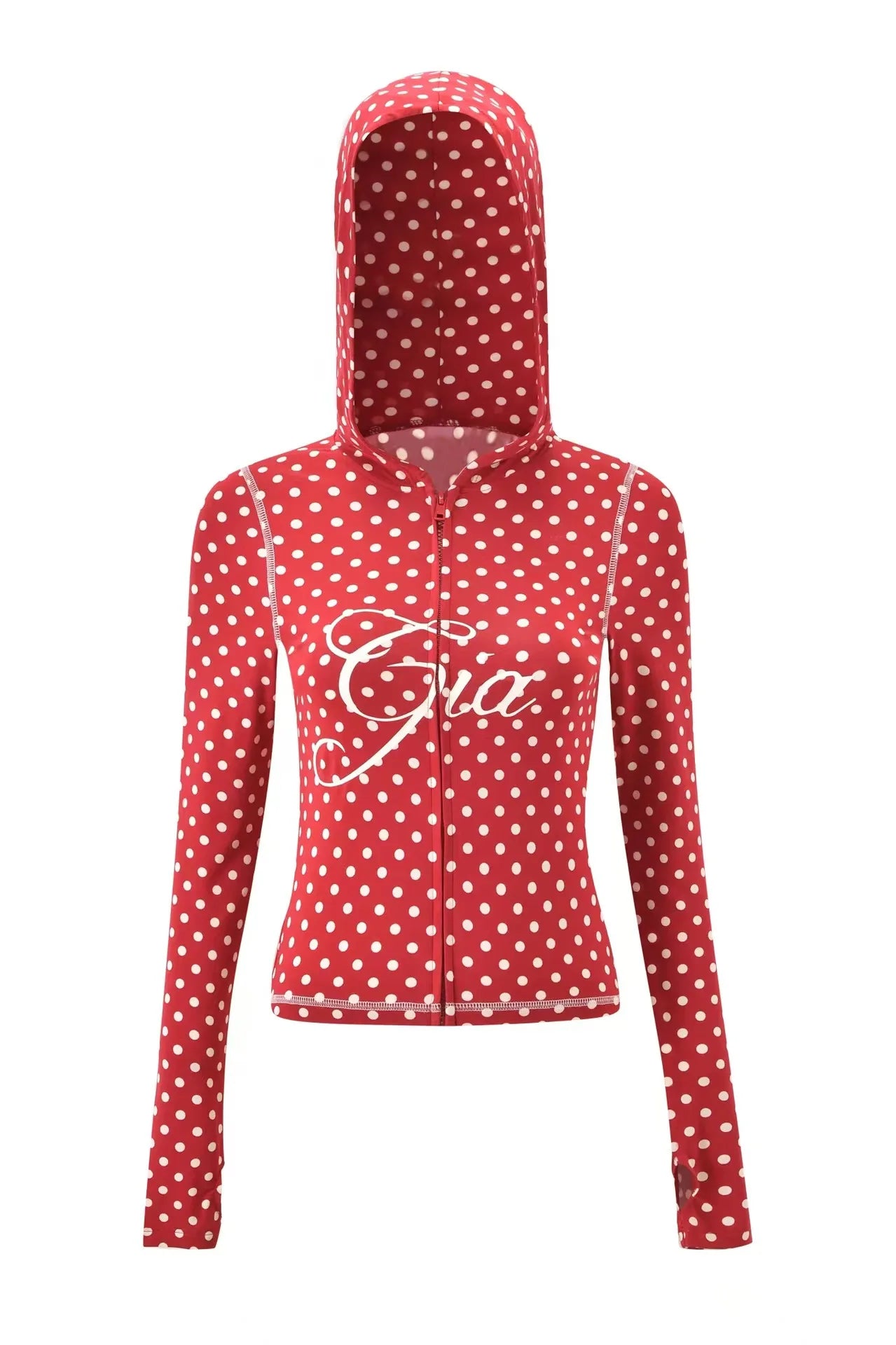GIA New Velvet Zip-Up Hooded Jacket & Relaxed Loose Slim-Fit Pants Comfortable Minimalist Set in Blue