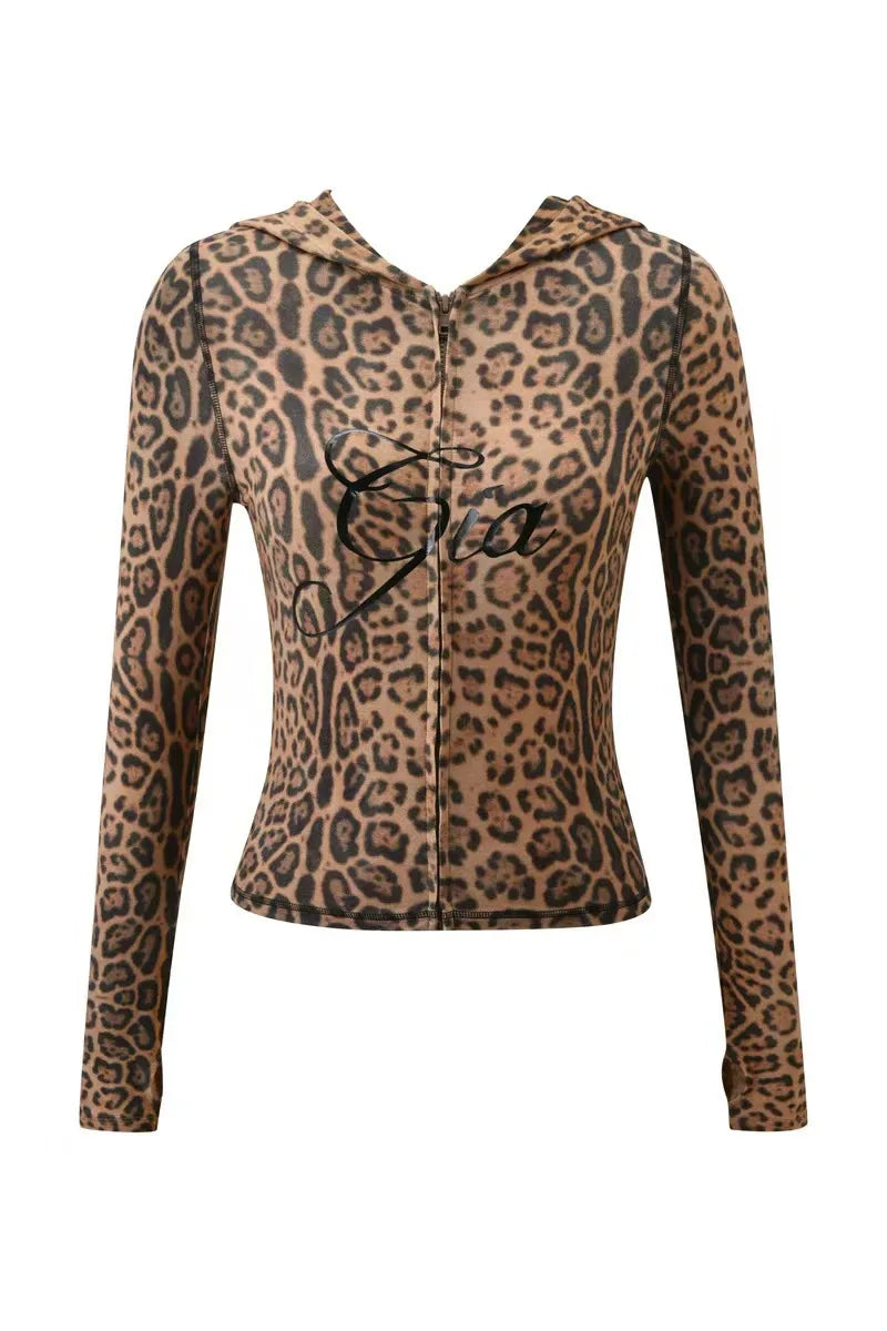 GIA New Velvet Zip-Up Hooded Jacket & Relaxed Loose Slim-Fit Pants Comfortable Minimalist Set in Blue