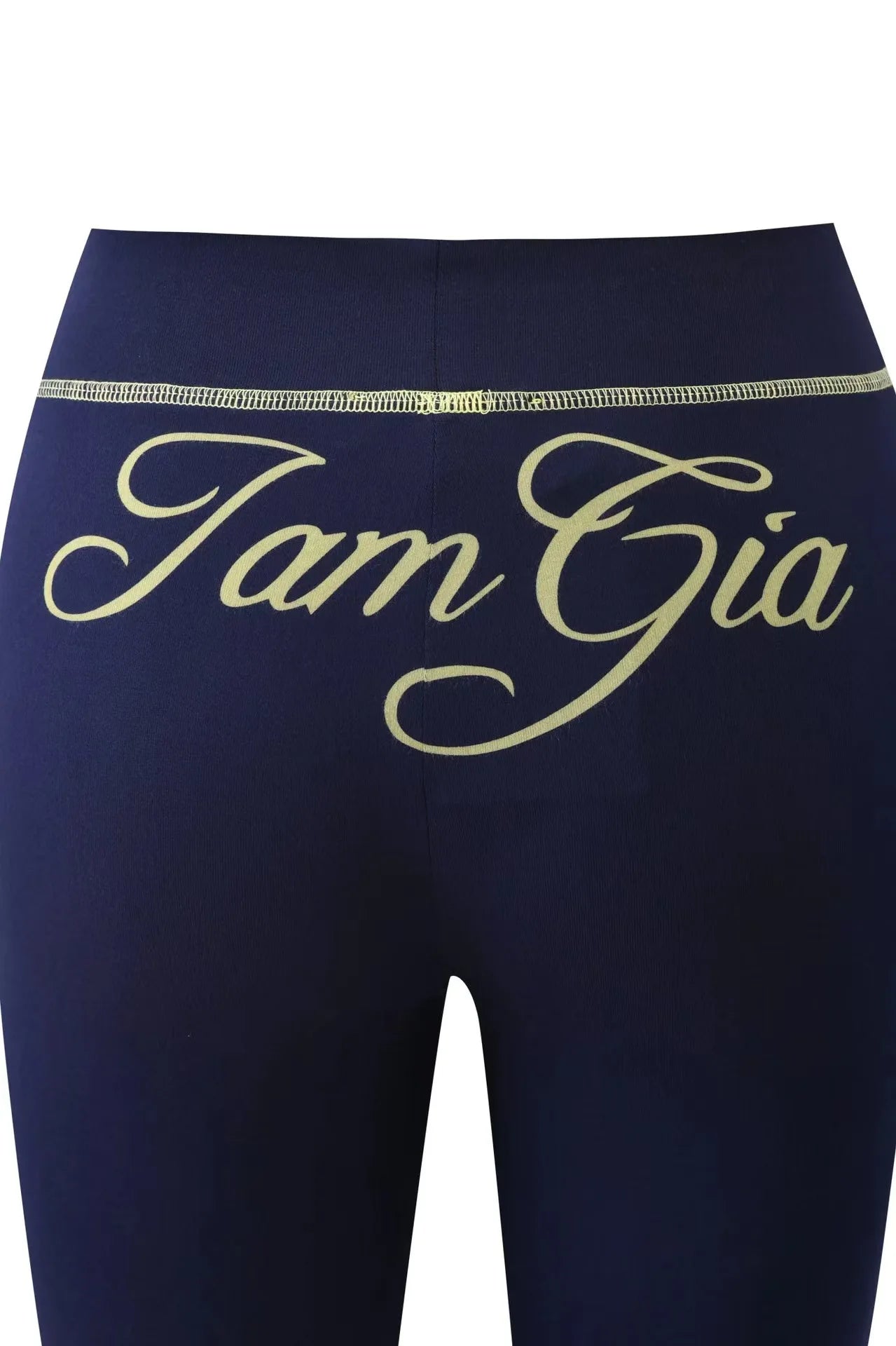 gia slim fit letter printed open thread design hooded zipper short jacket pants set