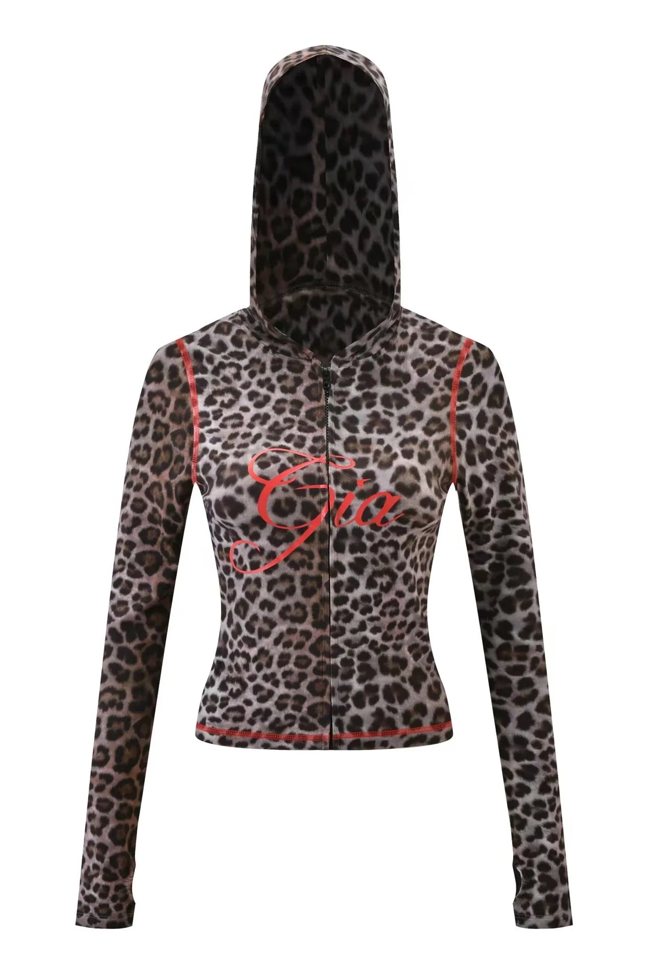 GIA New Velvet Zip-Up Hooded Jacket & Relaxed Loose Slim-Fit Pants Comfortable Minimalist Set in Blue