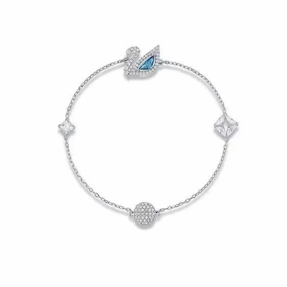 Lightweight and Luxurious Temperament, Crystal Swan Jewelry, Women's Bracelets, Exquisite Earrings,daily Wear, Clothing Matching