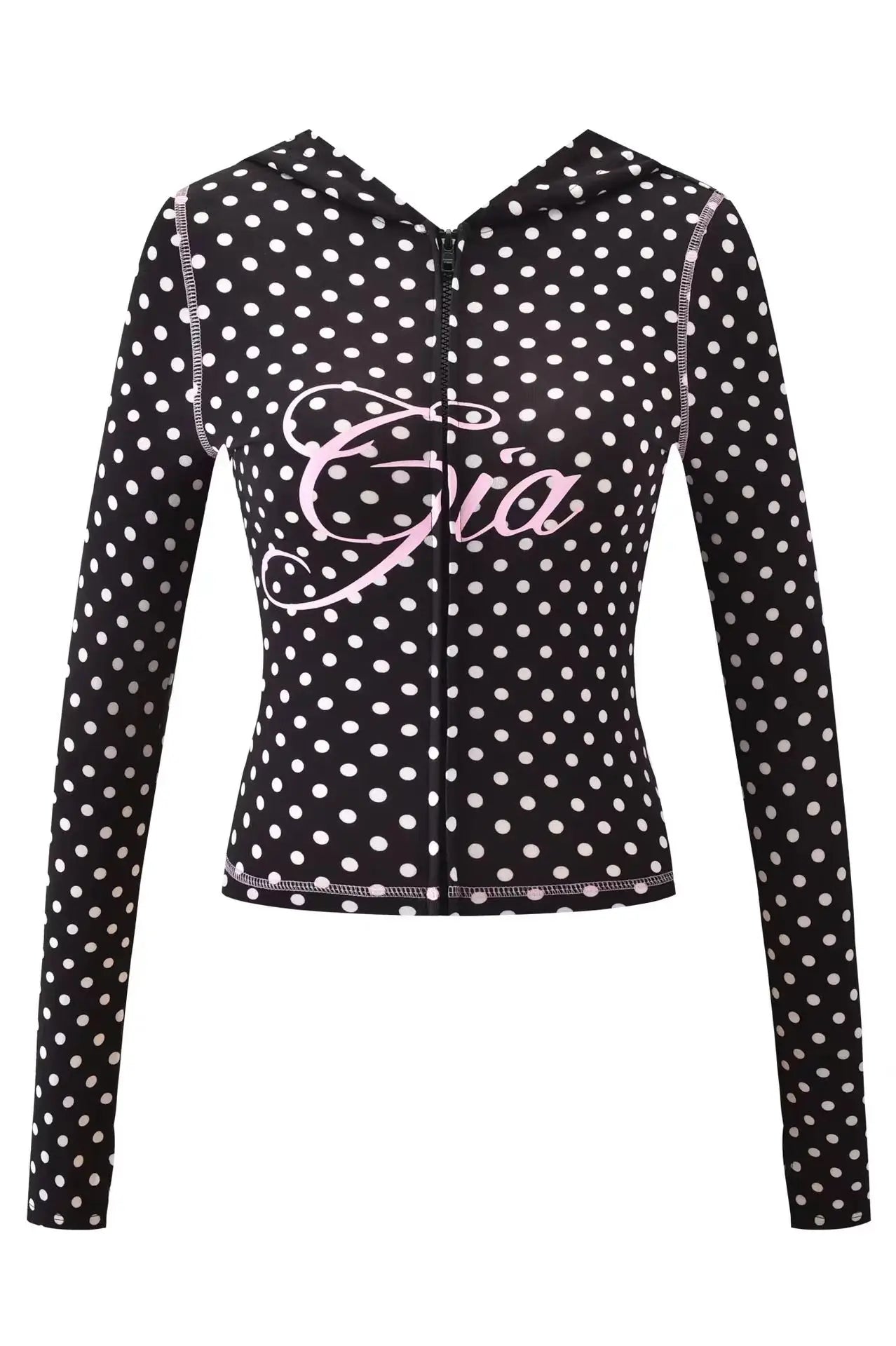 GIA New Velvet Zip-Up Hooded Jacket & Relaxed Loose Slim-Fit Pants Comfortable Minimalist Set in Blue