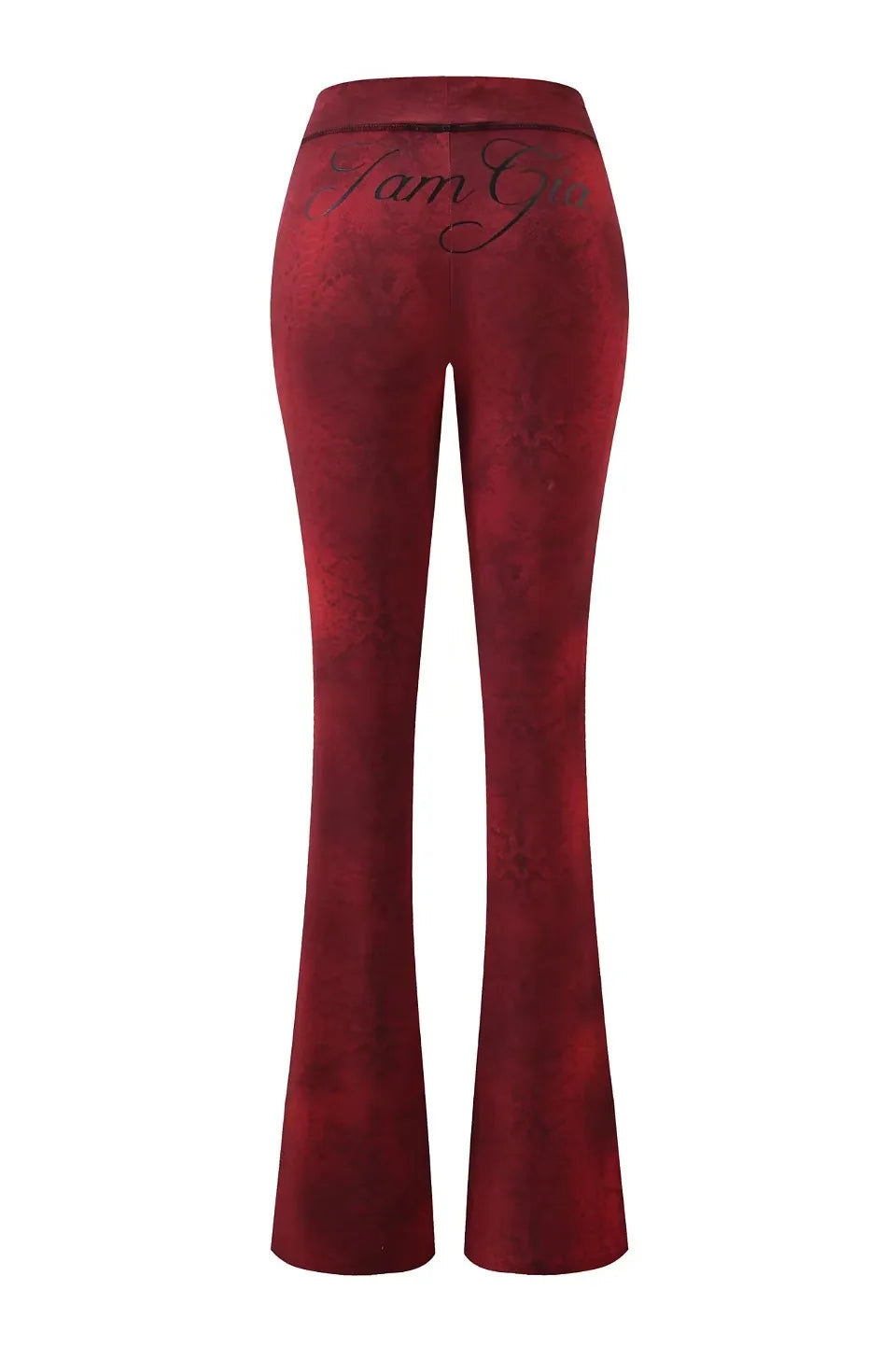 gia slim fit letter printed open thread design hooded zipper short jacket pants set