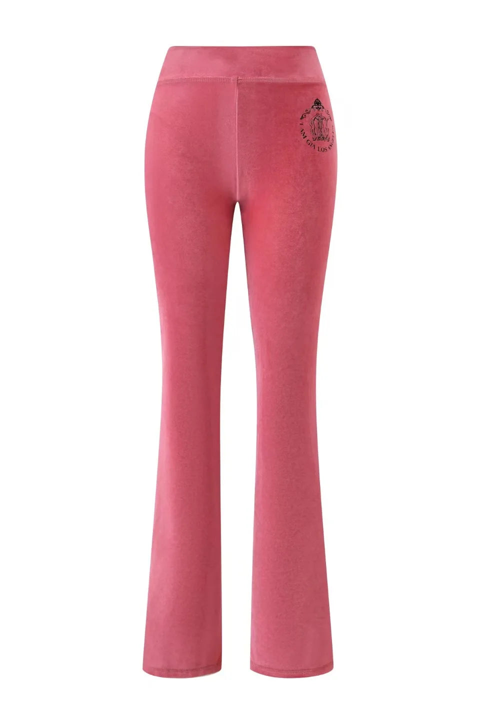 GIA New Velvet Zip-Up Hooded Jacket & Relaxed Loose Slim-Fit Pants Comfortable Minimalist Set in Blue