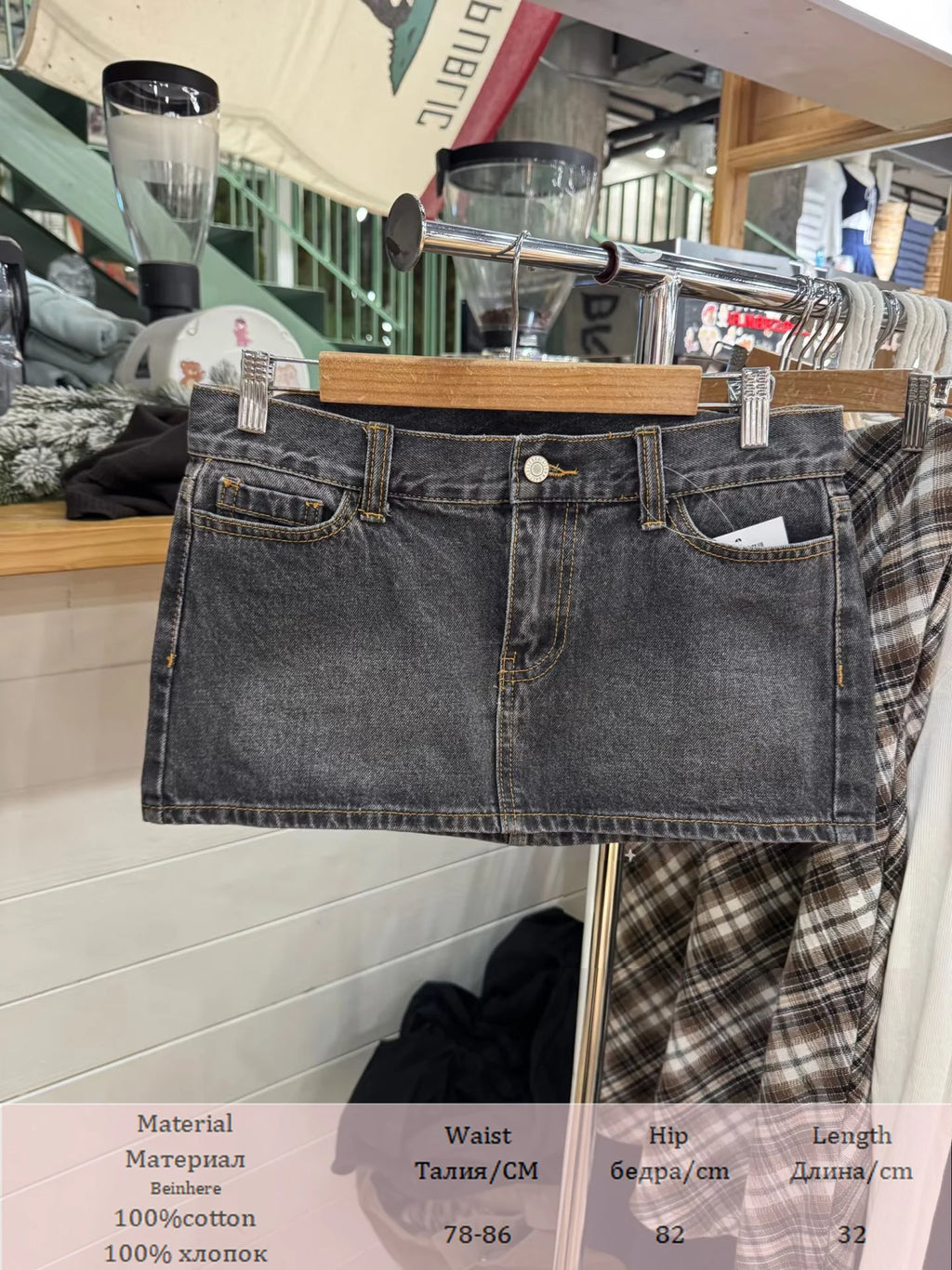 American Vintage Denim Mini Skirts Women Summer Fashion High Waist Straigth Short Faldas Casual Fashion Streetwear Cotton Skirt
