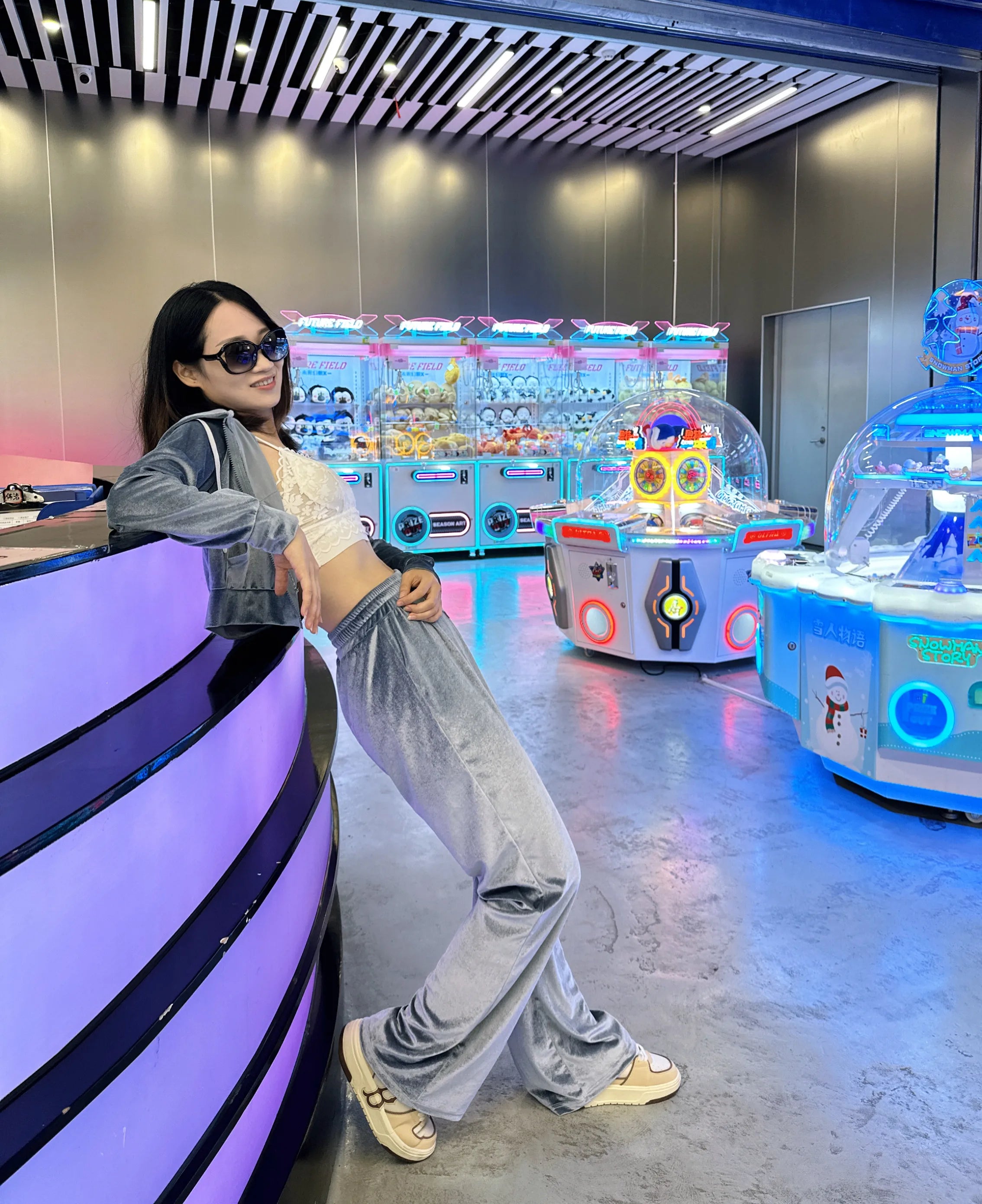 Fall Winter Women's Two-Piece Pantsuit Letter Rhinestone Hooded Jacket & Trousers Jogging Set Female Casual Slim 2 Pieces Sets